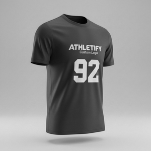 Maillots de football personnalisés 100% polyester Tissu léger et respirant Manches courtes Logos Noms des joueurs Numéros Équipes - Product Image 1
