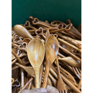 Vaisselle en bois sculptée à la main de luxe de qualité supérieure: cuillères pour la vente en gros et l'exportation, fabriquées au Vietnam 2025 - Product Image 1
