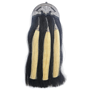 Sporran หนังแท้3พู่หนัง100% ใหม่สไตล์สก็อตหนังแท้แบบสปอร์ตออกแบบได้ตามต้องการ - Product Image 4