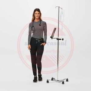 Femmes et hommes hôpital médical unisexe sous gommage | Chemises de gommage à manches longues utilisées quotidiennement de qualité supérieure - Product Image 2