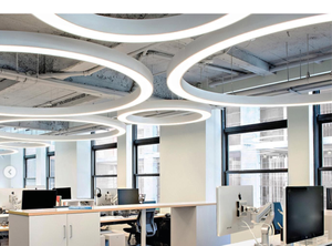 ECOJAS – lampe suspendue linéaire à led, professionnelle, personnalisée, pour <span class=keywords><strong>bureau</strong></span>, avec CE ETL Rohs - Product Image 3