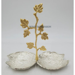 Tazón de comida de tendencia al por mayor con logotipo personalizado de lujo, plato de servir de decoración de mesa Vintage y tazón por impresión casera en La India - Product Image 3