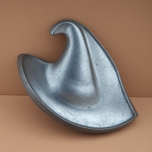 Unique patina aluminium pumpkin lantern, hollow carved detailing with artisan design, offering timeless <b>Halloween</b> seasonal - Product Image 1