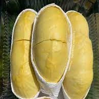 Vers gesneden biologische durian, rijk aan zoet, perfect rijp, kwaliteit A, merk Khey Taladthai, exotisch, romig, kant-en-klaar, tropisch, 0,5 kg