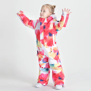 Custom Waterproof Breathable Printed Winter Mens Ski Suit Windproof Snowboard Suit Winter Snow Suit - Product Image 3