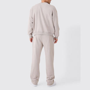 Chándal de hombre con logotipo personalizado, ropa deportiva cómoda para correr y entrenar, conjunto de dos piezas de fábrica - Product Image 6