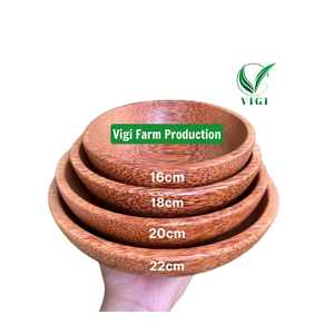 Small Coconut <b>Wood</b> Bowl For Dessert <b>Ice</b> <b>Cream</b> And Side Dishes - Product Image 3