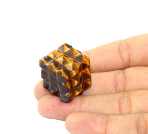 Venta al por mayor Natural VERDE AVENTURINA LEMURIAN 54 PIRÁMIDE PODER CUBO PEQUEÑO DE ALIF CRISTAL Y ÁGATA - Product Image 5