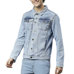 Vente en gros de vestes en jean pour hommes de grande qualité grande taille vêtements d'hiver capuche en fourrure respirant motif 3D personnalisé OEM - Product Image 2