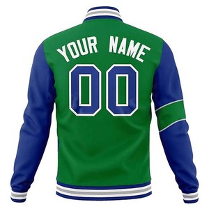 Veste de baseball légère 100% coton personnalisable Letterman Bomber Coat pour hommes toile tissu pour les sports universitaires - Product Image 5