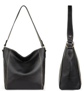 กระเป๋าหนังแฟชั่นกันน้ำมีซิปปิดหนังแท้แบบสองมือจับดีไซน์ล่าสุด - Product Image 5