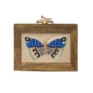 Square Beaded <b>Butterfly</b> Clutch Imitation Pearl Gold Plated Luxury <b>Butterfly</b> Solid <b>Charm</b> Clutch Complete Set Women's Wedding - Product Image 1