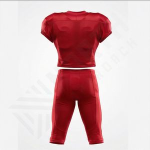 Ensemble complet de maillot et pantalon de football américain OEM, design personnalisé, ensemble uniforme à séchage rapide, équipement d'équipe professionnel pour hommes, taille plus, 100% - Product Image 2