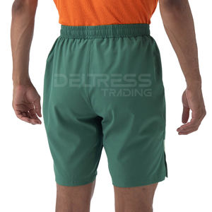 Pantalones Cortos Casuales para Hombre de Spandex/Poliéster/Nailon, Diseño Urbano, Cintura Elástica Cómoda, Ropa Deportiva Sólida, Transpirable y de Secado Rápido - Product Image 5
