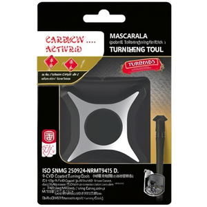 Plaquettes de tournage indexables ISO SNMG 250924-NRMT9415 D. 9.12mm MT-CVD revêtues, lot de 10 pour outils de tournage - Product Image 2