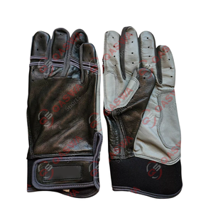 Gants de frappeur de baseball pour hommes et femmes à bas prix Gants de baseball de softball en cuir véritable - Product Image 2