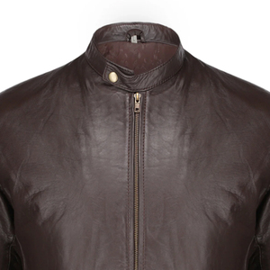 Men's High Quality Custom Design New Fashion Cowhide <b>Genuine</b> <b>Leather</b> <b>Jacket</b> - Product Image 6