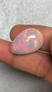 อัญมณีทรงหลวมทำมือทรงลูกแพร์โอปอลเอธิโอเปียนโอปอลอัญมณีธรรมชาติ - Product Image 3