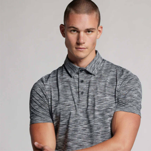 Vente en gros Zoar Group Performance décontractée pour hommes pour polo léger tricoté tissu extensible pour Golf Tennis activité quotidienne - Product Image 2