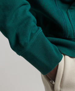 Sweat à capuche polaire à fermeture éclair brodé pour homme 100% coton à séchage rapide respirant couleur personnalisée Logo Pocket Trendy Classic Design - Product Image 4