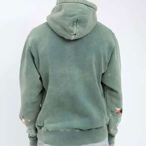Sudadera con Capucha para Hombre, Nueva Colección, Lavado Ácido, Color Sólido, Invierno, 100% Poliéster, Alta Calidad, Cuello Redondo, Corte Regular, Ecológica - Product Image 3