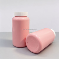Bouteille en plastique HDPE blanche vide de 500 ml pour pilules, liquides et compléments alimentaires avec bouchon de sécurité pour enfants