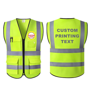 Chaleco De Seguridad personalizado De alta visibilidad X Back Industria Hi Vis Chaleco De Seguridad reflectante con bolsillos - Product Image 3