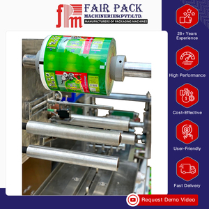 Machine d'emballage d'emballage automatique à flux horizontal 220V/380V pour produits solides avec logo personnalisé - Product Image 2