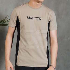 Camiseta de algodón 100% para hombre, camiseta informal Lisa básica de cuello redondo transpirable, camiseta de diseño personalizado para hombre - Product Image 2