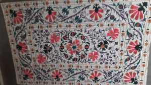 Custom made Decorative Suzani <b>Quilts</b> Handmade Uzbek Embroidery <b>Bedspreads</b> Ideal for gifting and personal use - Product Image 3