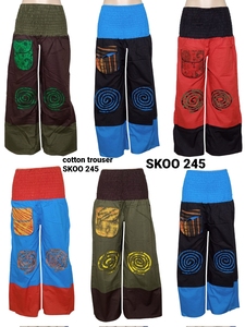 Pantalones de diseñador de Hip Hop de algodón de moda de verano de alta calidad tela lavada transpirable elástico alto colores del arco iris exportación - Product Image 3