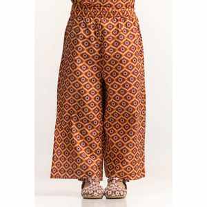 Pantalon large taille haute pour femme TG-TRC-SS24-303 respirant, motif formel, taille XL, délavage coloré pour le bureau - Product Image 4