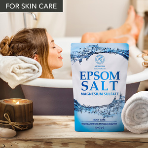 Aromatika Sal de Epsom Pura para Baño 1000g, Envase Flexible de Plástico, Bolsa Vertical para Relajación Muscular y Corporal - Product Image 5