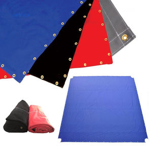 Cubierta de lona estándar 14x14 pies entrenamiento de boxeo profesional Mma tela CORDURA portátil anillo de boxeo de piso plegable cubierta mate - Product Image 6