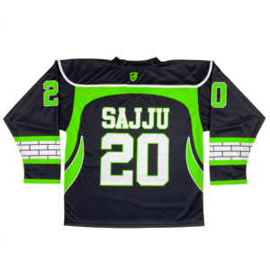 Vêtements de sport en polyester personnalisés unisexe-Maillot de hockey sur glace sublimé unisexe conçu sur mesure OEM Nom de l'équipe Maillot de football - Product Image 2