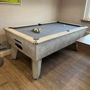 Taco de billar profesional de alta gama para bola 8 con punta grande, mesa de billar de pizarra italiana gris, tablero de billar - Product Image 5