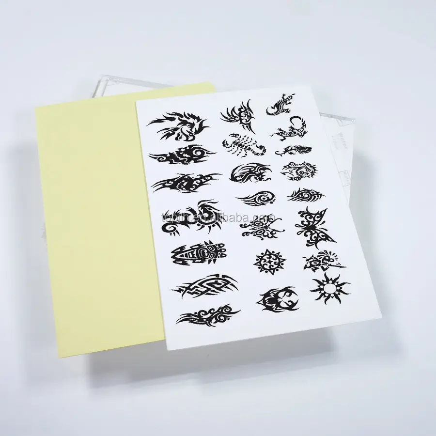 물 전사 인쇄용 A4 임시 인쇄 물 슬라이드 데칼 문신 종이 스티커