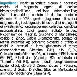Meilleure Qualité Italienne Mélange Naturel de Vitamines et Minéraux Formule Équilibrée 30 Comprimés pour Adultes 50+ - Product Image 3