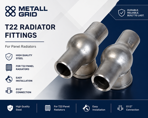 ข้อต่อเหล็ก T22 จากโรงงานโดยตรง สำหรับแผงรั่งรีด ท่อทำความร้อน HVAC  ข้อต่อท่อ  จัดหาโดย OEM - Product Image 2