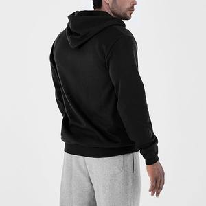Sudadera con capucha de músculos de entrenamiento atlético sin mangas personalizada ajustada con forro de alta calidad para hombres 100% algodón - Product Image 3