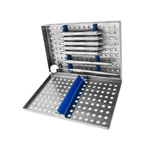 Kit de Instrumentos de Profilaxis de Acero Inoxidable de Alta Calidad, Casete de Configuración Periodontal Grande, Tipo de Hoja Recta, Cirugía General - Product Image 6