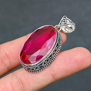 925 Silver Luxury <b>Statement</b> <b>Necklace</b> 22g Weight - Product Image 4