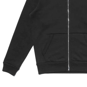 Sudadera con capucha y cremallera completa para hombre, ropa informal de talla grande para adulto, Color sólido, ligera, venta directa de fábrica - Product Image 4