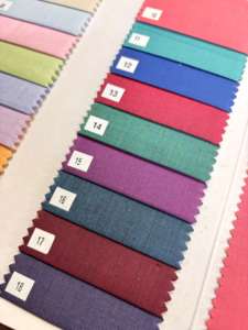 เสื้อเชิ้ตผ้าฝ้ายผสม100% 58ความกว้างสีทึบย้อมสีล้วนในช่วงราคาไม่แพง - Product Image 4