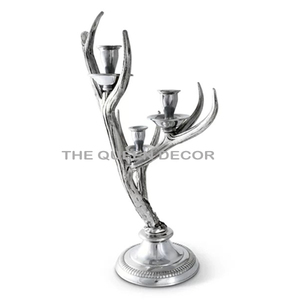 Dernier modèle Bougeoir en métal finition or avec feuille Bougie votive Prix très bas Bougie votive Décoration intérieure - Product Image 3