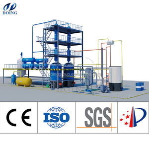 Machine de raffinage d'huiles usagées à <span class=keywords><strong>catalyseur</strong></span> solide DOING Company, 100 kg-14 T/jour, pour la distillation d'huiles de pneus usagés et d'huiles plastiques en carburant diesel - Product Image 6