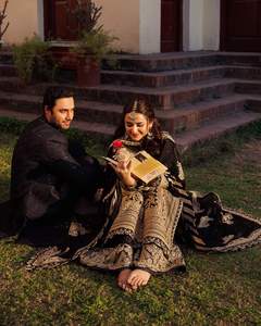 Lehenga choli อินเดียชุดเจ้าสาวผ้าไหมหลากสีปักสำหรับงานแต่งงานและงานปาร์ตี้0184เสื้อผ้าปากีสถาน - Product Image 4