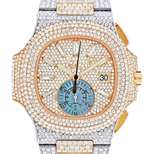 Reloj de Pulsera de Cuero de Lujo para Hombre, con Movimiento Mecánico Automático Analógico ETA, Resistente al Agua 3BAR, Pasa la Prueba del Diamante - Product Image 1