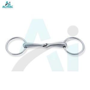 ALMAC Broca de caballo de superficie lisa Articulación única para un uso seguro y suave en caballos de todas las edades y razas - Product Image 1