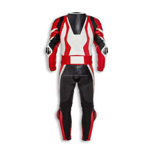 Combinaison de moto de nouvelle conception pour hommes, en cuir véritable, deux pièces, combinaison de moto avec protection d'armure - Product Image 3